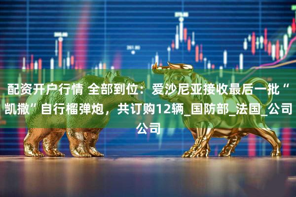 配资开户行情 全部到位：爱沙尼亚接收最后一批“凯撒”自行榴弹炮，共订购12辆_国防部_法国_公司